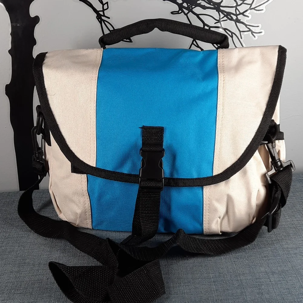 City Messenger Crossbody Carry Commuter Pack Bag Sturdy Polyester Canvas Bag